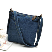 Lena | Mini Denim Axelremsväska