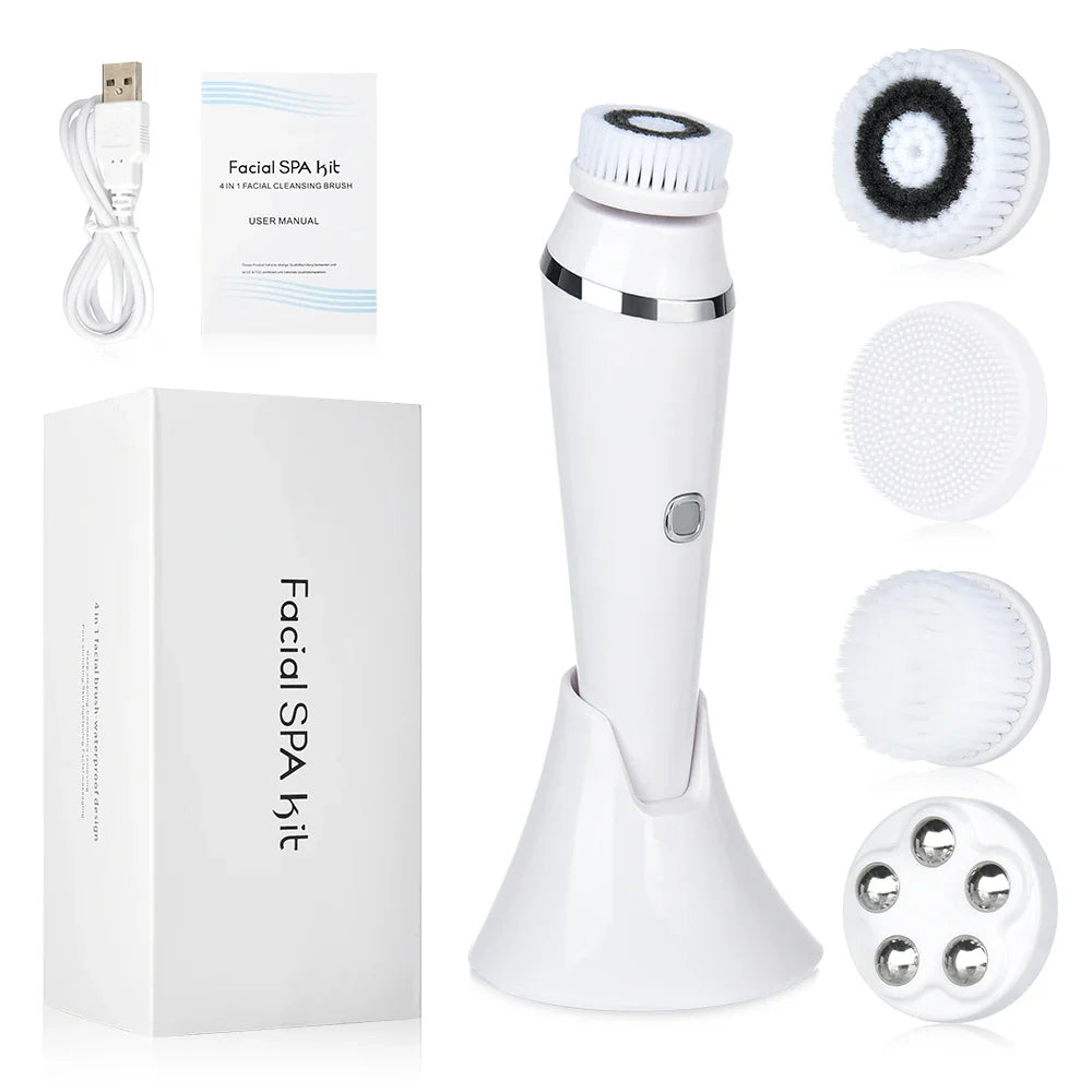 Glowcare-4-in-1-Gesichtsreiniger- und Massager-Kit 0