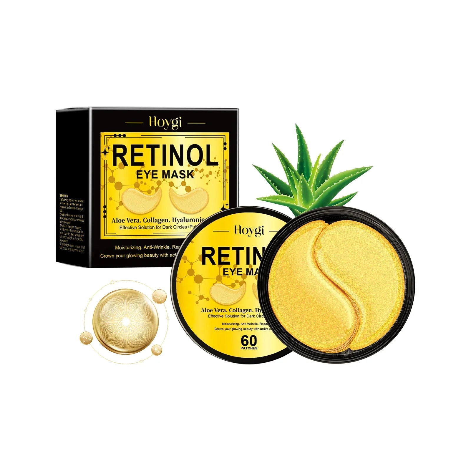 Glowrenew - Collagen & Aloe Vera -Augenmaske zum Ziehen 0