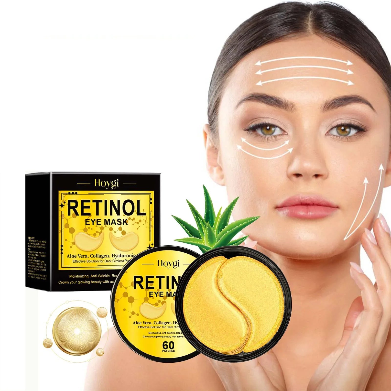 Glowrenew - Collagen & Aloe Vera -Augenmaske zum Ziehen 1