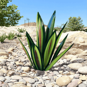 Handgefertigte wasserdichte Solar -Agaven -Gartenlampe - elegante Sonnenlichter im Freien für Gartenbeleuchtung 3