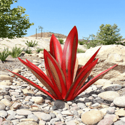 Handgefertigte wasserdichte Solar -Agaven -Gartenlampe - elegante Sonnenlichter im Freien für Gartenbeleuchtung 8