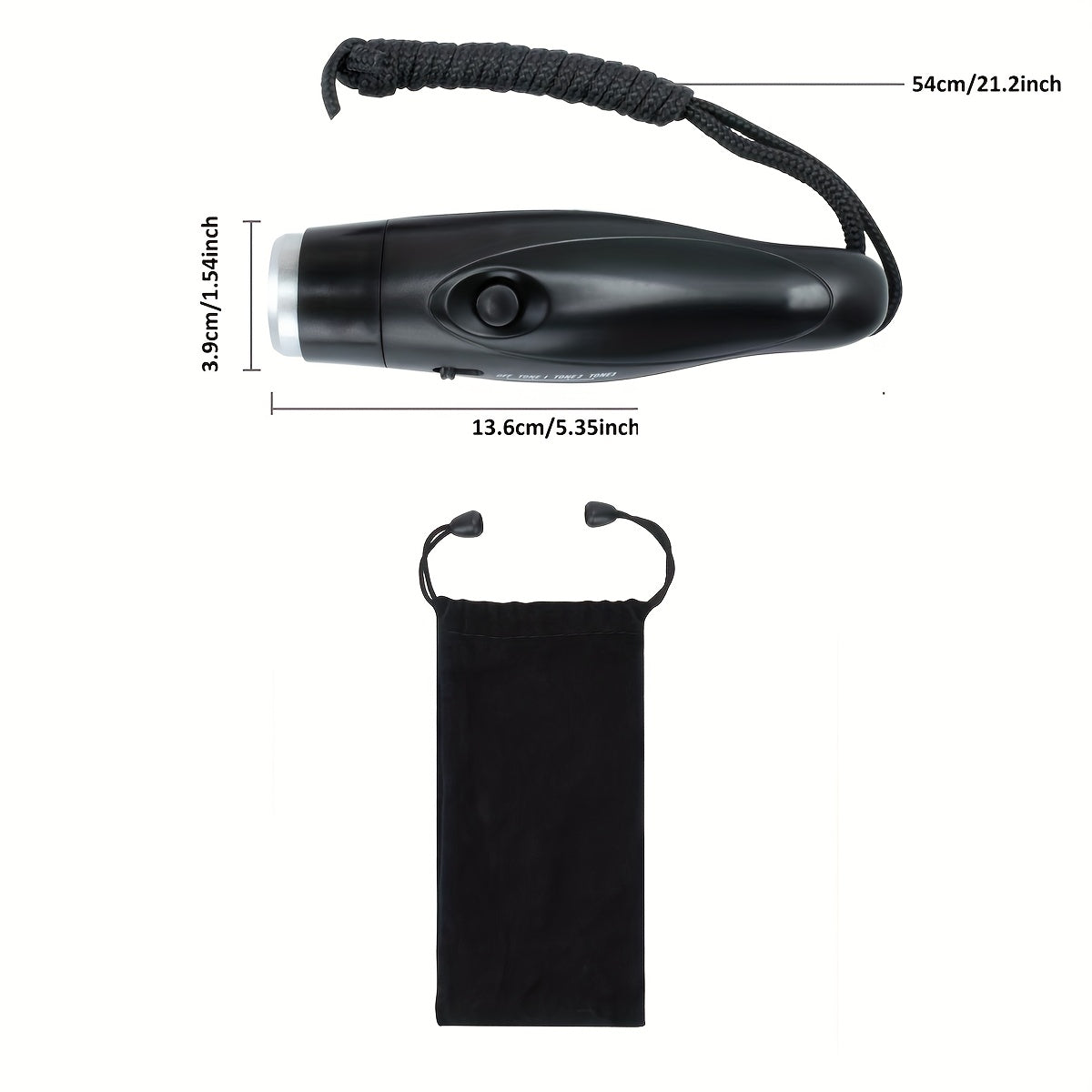 Handheld Electronic Flute mit 3 Tonoptionen - leicht und tragbar für Trainer und Schiedsrichter 2