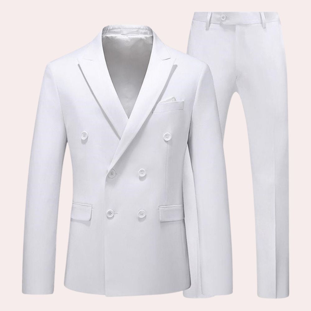 Herren klassisch bequem und stilvolles 2-teiliges Outfit-Set 1