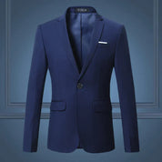 Herren klassische vielseitige Blazerjacke 11