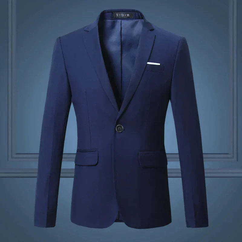 Herren klassische vielseitige Blazerjacke 11