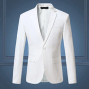Herren klassische vielseitige Blazerjacke 7