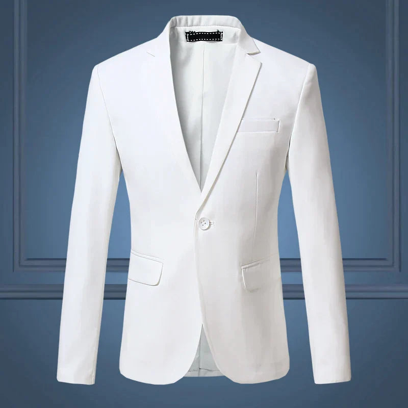 Herren klassische vielseitige Blazerjacke 8