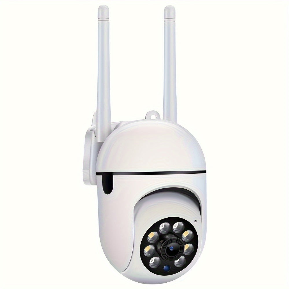 Intelligente drahtlose Überwachungskamera mit 1080p HD-Auflösung, Farb Nachtsicht, Zwei-Wege-Audio, Indoor/Outdoor-Gebrauch 1