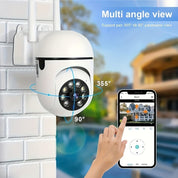 Intelligente drahtlose Überwachungskamera mit 1080p HD-Auflösung, Farb Nachtsicht, Zwei-Wege-Audio, Indoor/Outdoor-Gebrauch 2