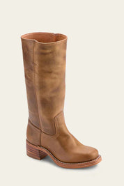 Klassische Damen-Lederstiefel mit Blockabsatz – Robustes, handgefertigtes Design für zeitlosen Stil 1