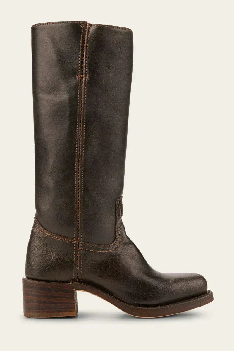 Klassische Damen-Lederstiefel mit Blockabsatz – Robustes, handgefertigtes Design für zeitlosen Stil 5