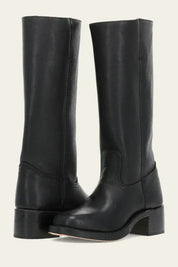 Klassische Damen-Lederstiefel mit Blockabsatz – Robustes, handgefertigtes Design für zeitlosen Stil 6