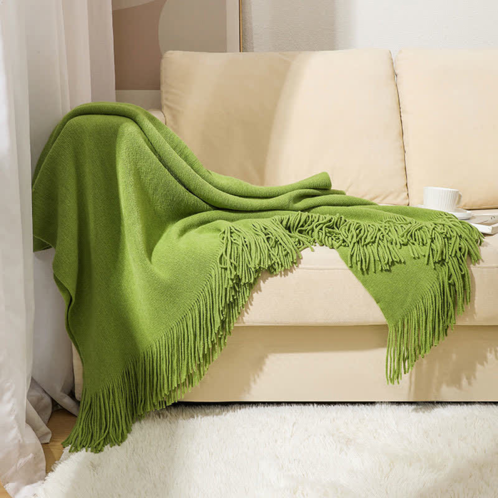 Kuscheldecke aus Grobstrick für Damen und Herren Weich Acryl 11
