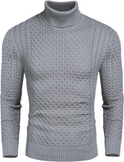 Lässiger gestrickter Rollkragenpullover für Herren - Sander 1