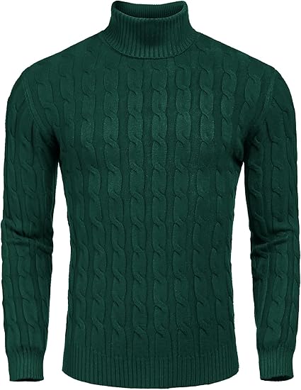 Lässiger gestrickter Rollkragenpullover für Herren - Sander 11