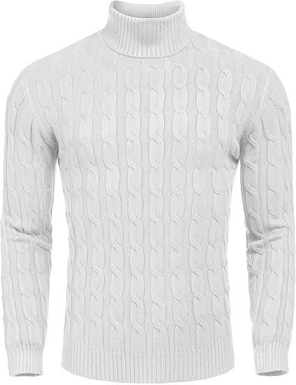 Lässiger gestrickter Rollkragenpullover für Herren - Sander 14