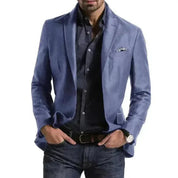 Männer Blazer Elegante Jacke mit Diamantmuster 8