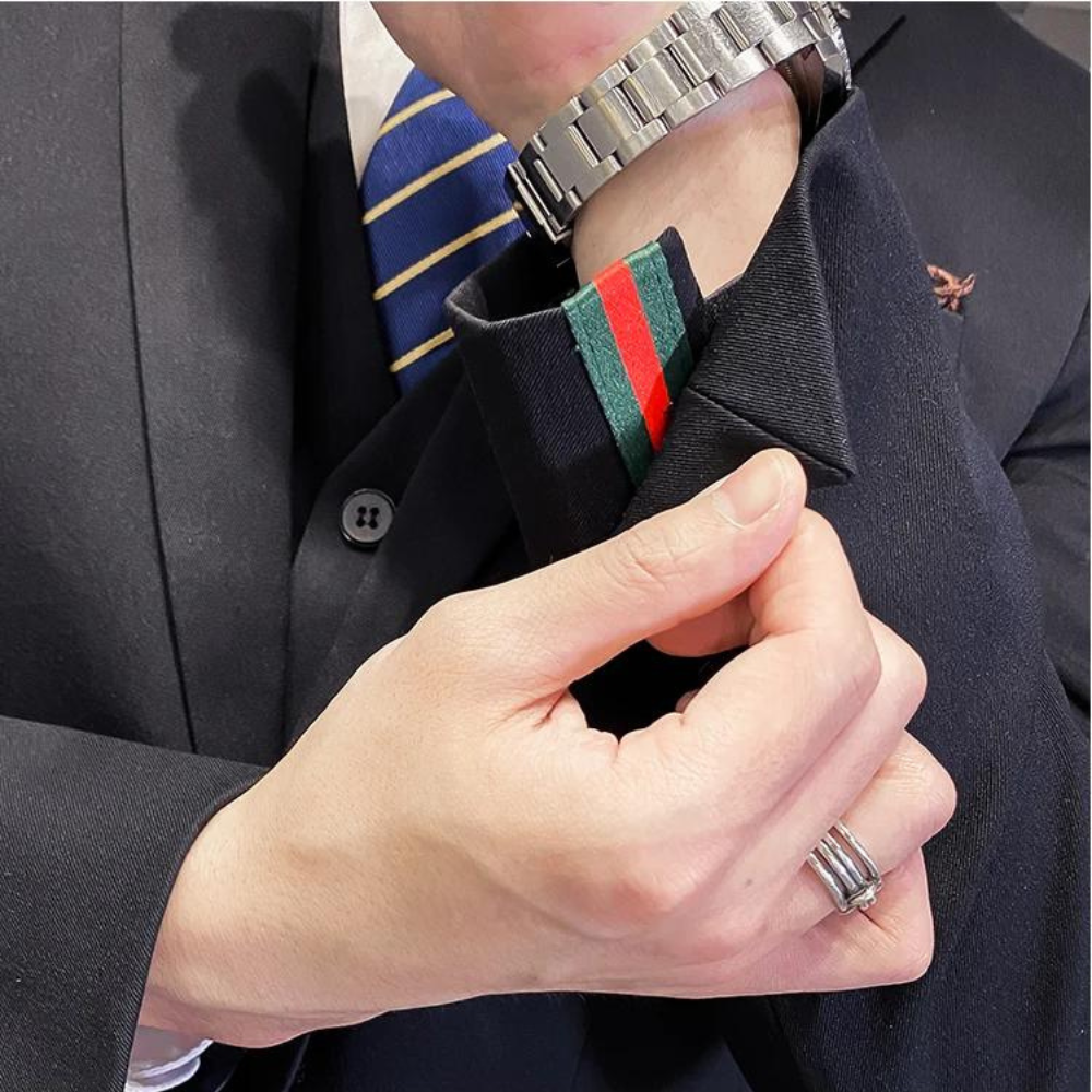 Männer luxuriöser dreiteiliger Anzugset 5