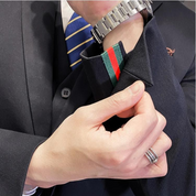 Männer luxuriöser dreiteiliger Anzugset 5