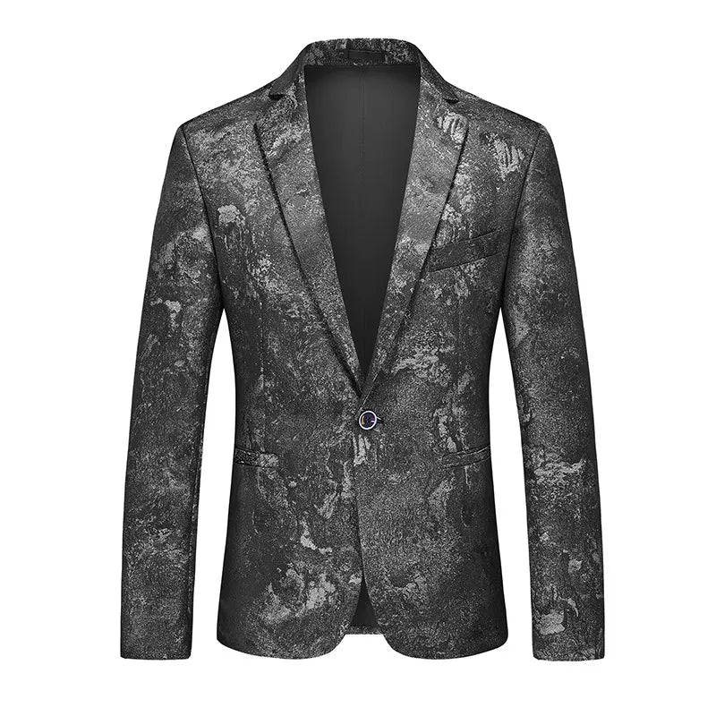 Männer maßgeschneiderte elegante Blazerjacke 2