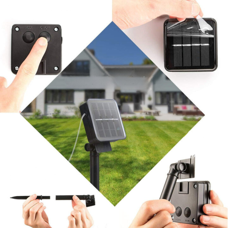 Marokkanischer Stil Wasserdichte Solar-Lichterketten - SunGlow Strings 4