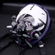 Maske Rollenspiel Leuchtmaschine Science Fiction Mechanischer Windhelm 0