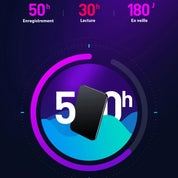 Mini Professional Spy Microfon Recorder-Ultra-Slim-Design, 50-Stunden-Akkulaufzeit, hochwertiger Klang für diskrete Audioaufnahme 4