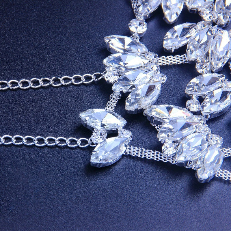 Mode-Accessoires übertrieben Strass Maske Ball Party Leistung 3