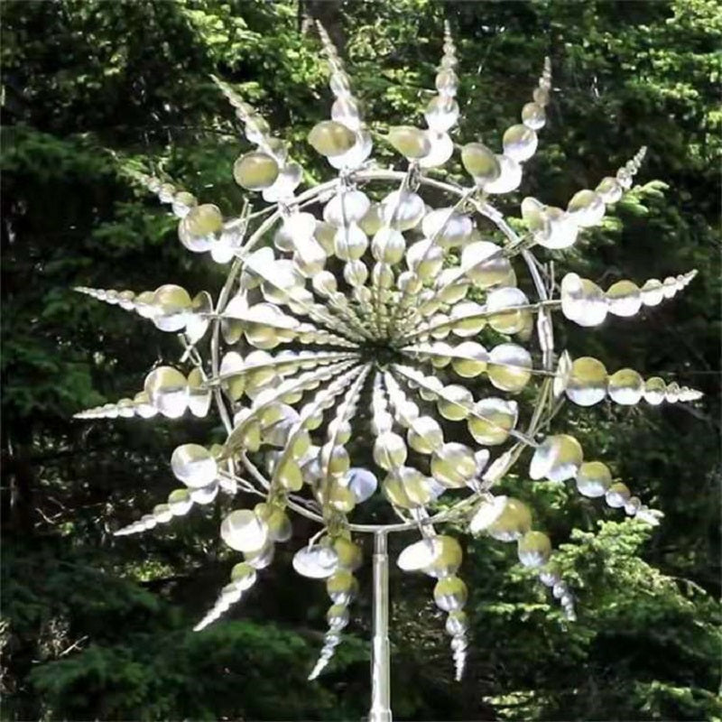 Neue Anti-Rust magische Metallwindmill-kinetische Metallwindspinner 4