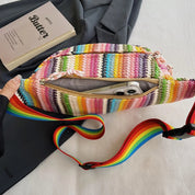 Lena | Avslappnad stickad höftväska crossbody