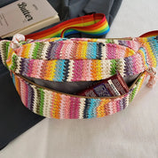 Lena | Avslappnad stickad höftväska crossbody