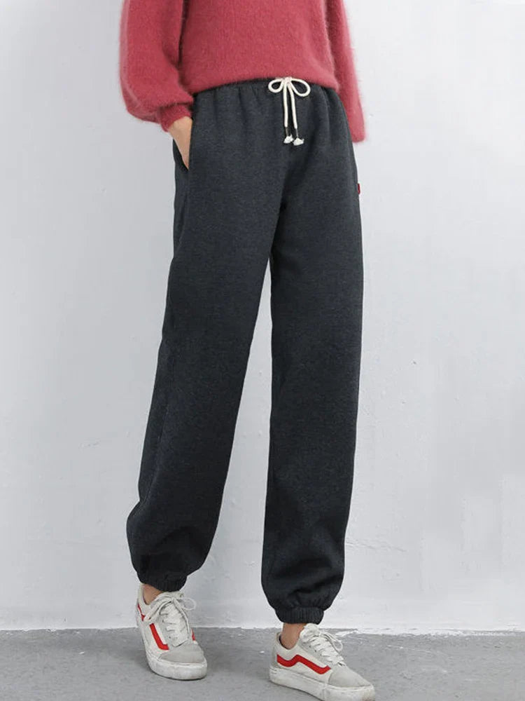 MARY | Damens tjocka fleece vinterleggings