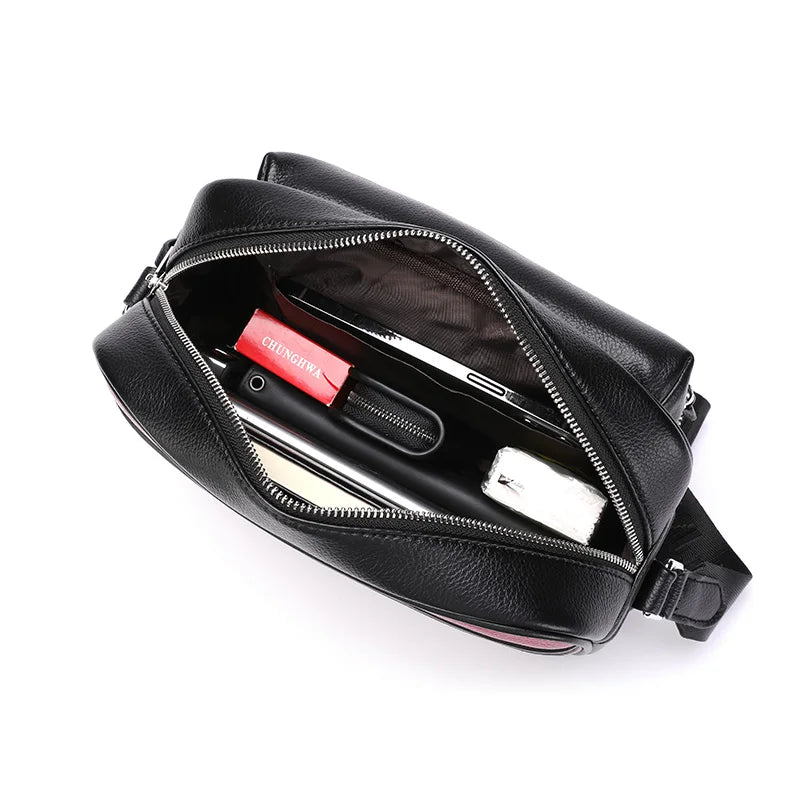 Logan | Avslappnad crossbody messenger-väska