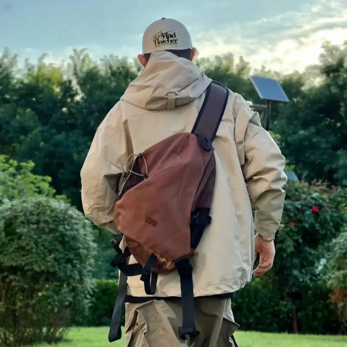 Mason | Vattenresistent nylon crossbody messenger-resa väska