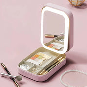 Kori | Bärbar LED-belyst spegel rese-makeupväska