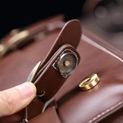 Liam | Retro PU Läder Portfölj Crossbody Messenger Väska