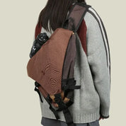 Mason | Vattenresistent nylon crossbody messenger-resa väska