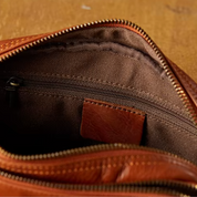 Milo | Retro äkta läder axelväska
