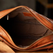 Milo | Retro äkta läder axelväska