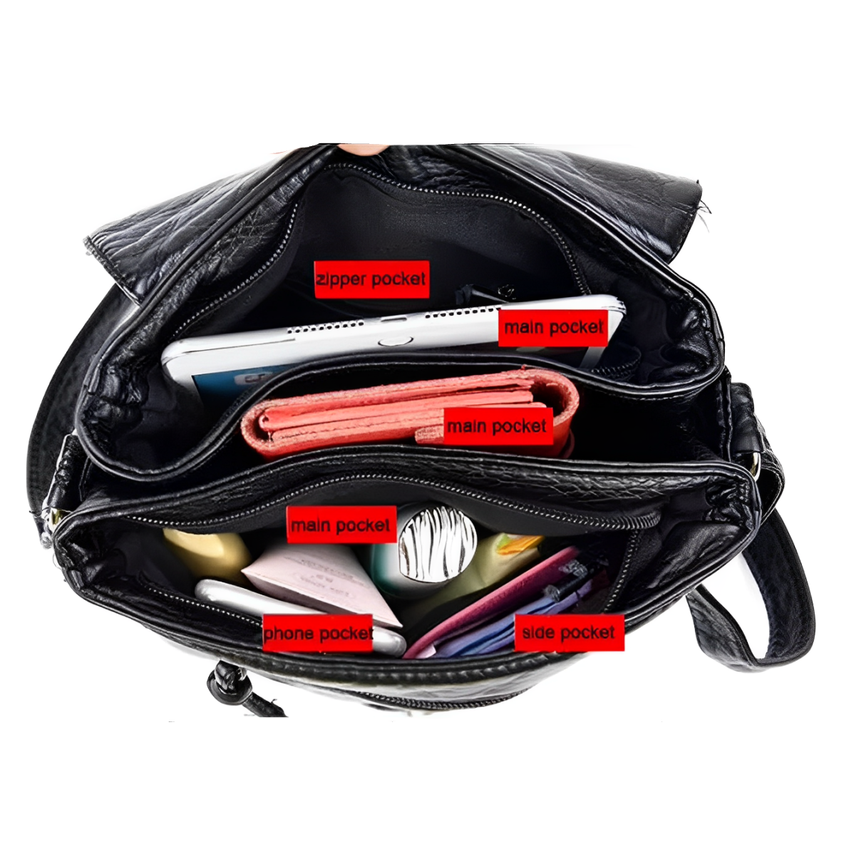 Luna | Elegant läder axelväska