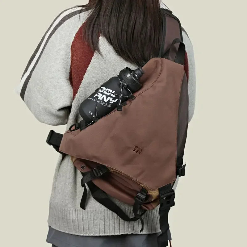 Mason | Vattenresistent nylon crossbody messenger-resa väska