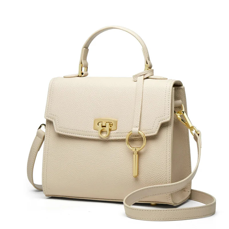 Lily | Dam Äkta Läder Elegant Crossbody Handväska