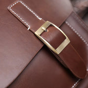 Liam | Retro PU Läder Portfölj Crossbody Messenger Väska