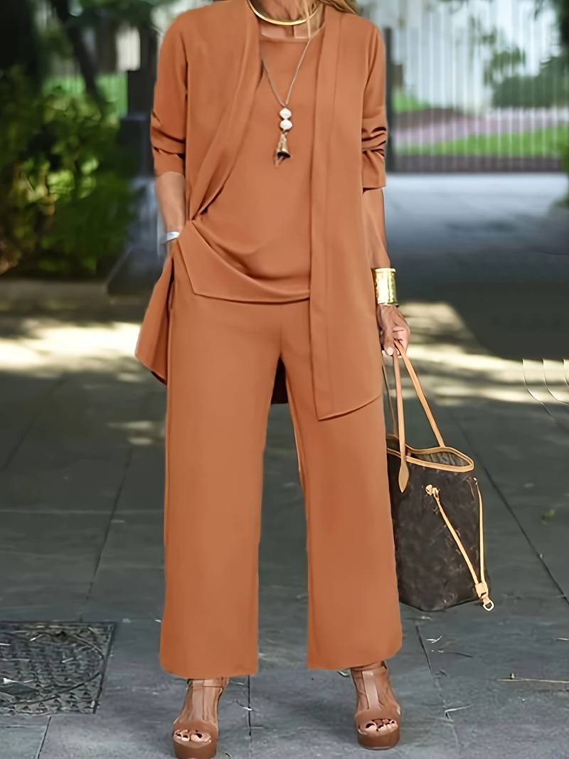 Sophia | Dreiteiliges Outfit – Stilvoll und Bequem in Einem 0