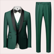 Stilvoller schlanker Fit Hochzeitsanzug 2-teiliges Set für Männer 11
