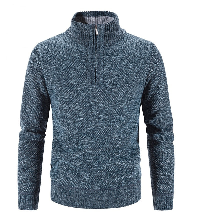 Stylischer Herrenpullover mit halbem Reißverschluss - SummitCraft 2
