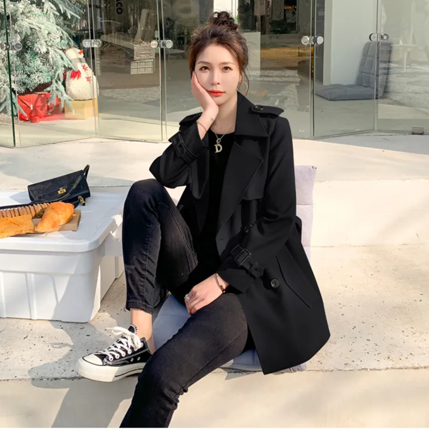 Milan| Avslappnad dam-trenchcoat