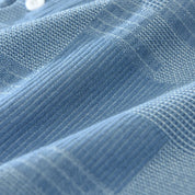 Patchwork Cotton Shirt – Breathable Men's Wear