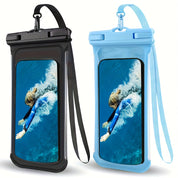 Wasserdichte Telefonbeutel mit Nackengurt für Strand und Reisen-Langlebige PVC-Smartphone-Hülle für 20-32 cm-Geräte 1